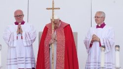 البابا فرنسيس يترأس قداسا إلهيا في ختام زيارته الرعوية إلى فيرونا ١٨ أيار مايو ٢٠٢٤