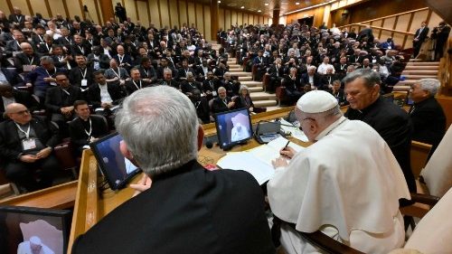 Pope Francis meets participants in the International Meeting of Parish Priests