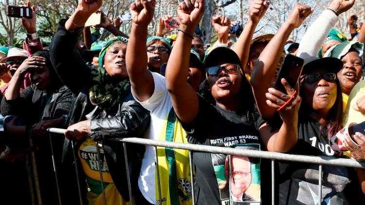 Manifestações contra a corrupção na África do Sul 
