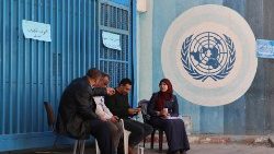 Седалището на UNRWA в Газа