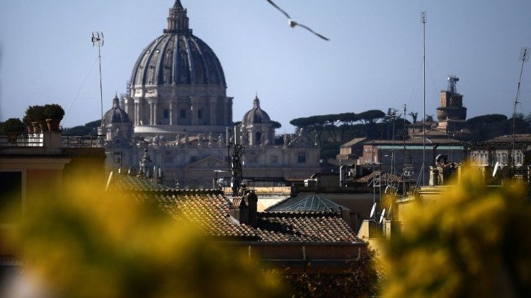 Vista da cúpula de São Pedro (AFP/Filippo Monteforte)
