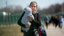 Uchodźcy zdążający do Polski