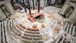 Archivbild: Messe in St. Peter mit dem Papst