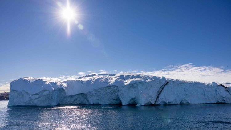 Icebergs in the Arctic Ocean