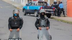 Polizisten in Nicaragua (Aufnahme von August 2022)