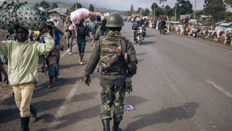 Soldat congolais à Goma, le 15 novembre 2022.
