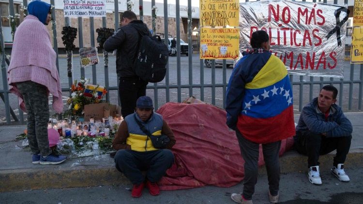 Altare improvvisato per le vittime di Ciudad Juarez