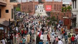 Menschen in der indischen Stadt Amritsar, im April letzten Jahres