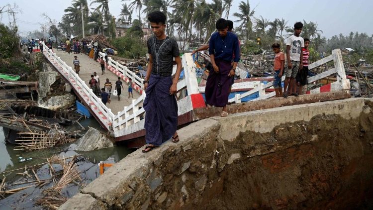 Zyklon „Mocha“ hat weite Teile der Küste Myanmars zerstört.