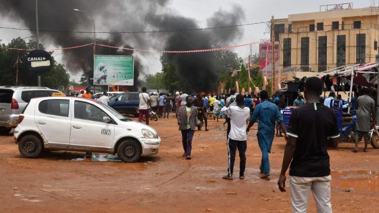 Manifestanti in Niger