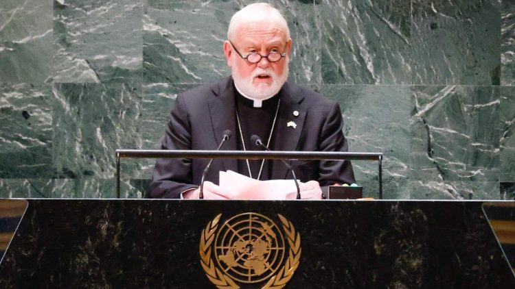 Erzbischof Gallagher am Dienstag vor der UNO-Generalversammlung