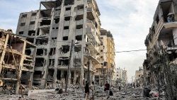 Cenários de destruição em Gaza  (AFP or licensors)