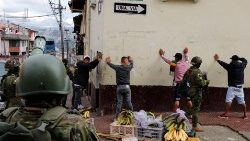 Forze armate in azione in Ecuador