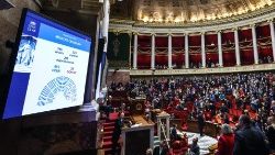 I Frankrike diskuterar man om rätten till abort ska inkluderas i konstitutionen. Senaten kommer att uppmanas att fatta beslut efter att nationalförsamlingen röstat ja med 493 röster för och 30 emot.
