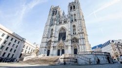 La cathédrale Saints-Michel-et-Gudule à Bruxelles, en 2020.