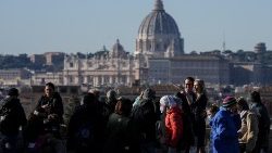 Pilger in Rom