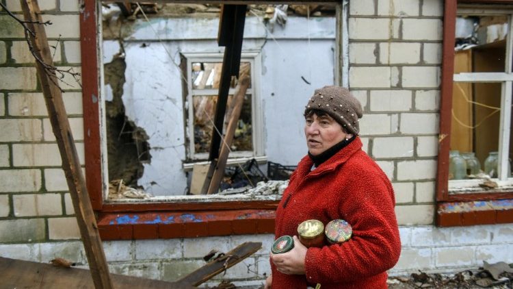 Muitos ucranianos perderam suas casas durante a guerra 