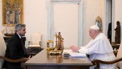 Le Pape et le président du Paraguay au Vatican, vendredi 20 janvier 2023.
