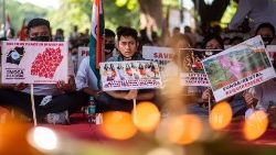 Manifestation pacifique au Manipur pour alerter sur les violences en cours