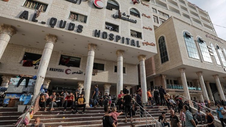La struttura ospedaliera di Al-Quds a Gaza