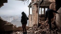 Le conseguenze dell'attacco a Kyiv