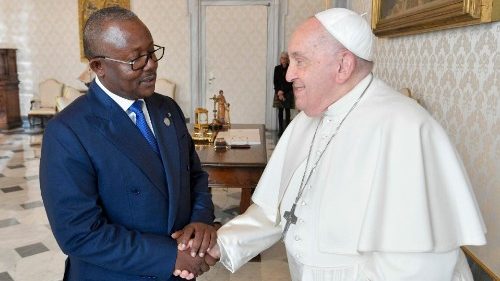 Le Pape a reçu le président de Guinée-Bissau