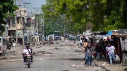 Calme temporaire dans les rues de Port-au-Prince. 