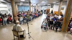 Spotkanie Papieża Franciszka z dziećmi w rzymskim kościele św. Jana Marii Vianneya