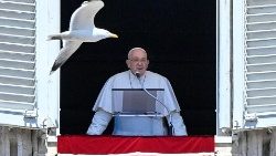 Påven under Regina Coeli på söndagen 