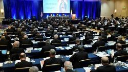 Katholische Bischöfe der USA bei einer Vollversammlung 2021