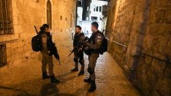 Israelische Sicherheitskräfte im November letzten Jahres in der Jerusalemer Altstadt