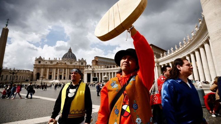 Delegazioni indigene del Canada a Roma