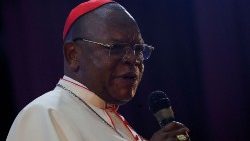 Le Cardinal Fridolin Ambongo, archevêque de Kinshasa (RDC) et président du Symposium des conférences épiscopales d'Afrique et Madagascar (Sceam)