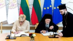 Der Ökumenische Patriarch Bartholomaios hat im März Litauen besucht