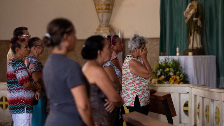 Gemeinsames Gebet nach Hurricane Otis, in Acapulco, Mexico. REUTERS