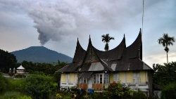 Mount Marapi eruption in West Sumatra