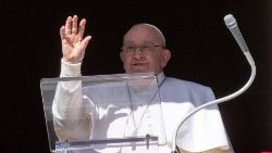 Pope Francis leads Angelus prayer at Vatican