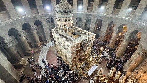 Golgota-Altar von Jerusalem zur Restaurierung nach Florenz