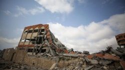 Zerstörte Schule in Gaza-Stadt