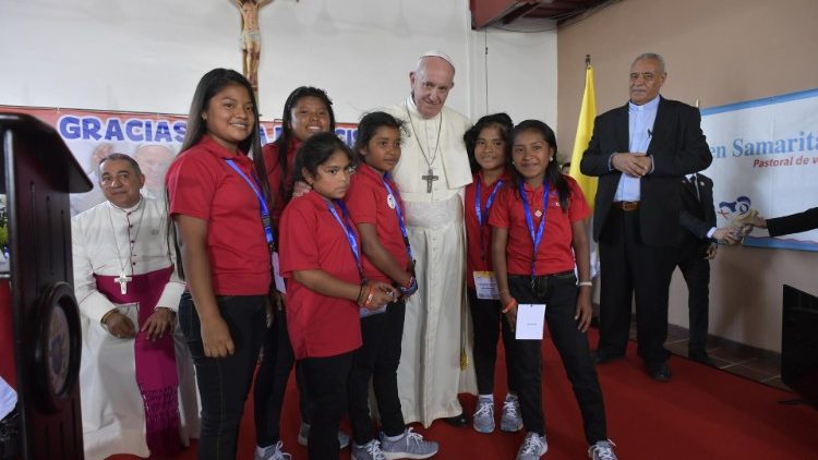 Papst Franziskus 2019 beim WJT in Panama