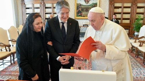 Le Pape a reçu le président équatorien Guillermo Lasso