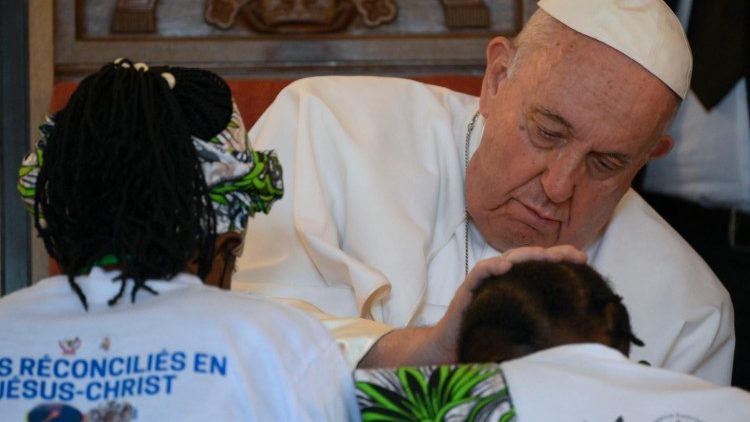 Pope Francis in DRC - Meeting with Survivors of Violence in the Eastern Part of the Country 