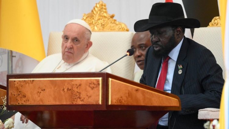 El presidente de Sudán del Sur recordó el retiro en Roma, en 2019, por la paz
