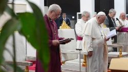 Pope Francis at the Ecumenical Prayer