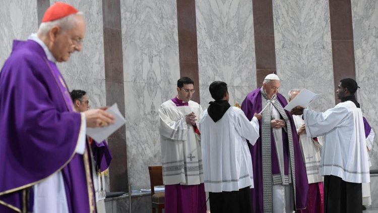 El Papa preside la celebración Eucarística