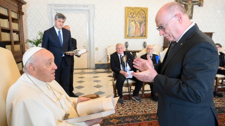 A delegation of the ‘Max Planck Society’ meets with Pope Francis
