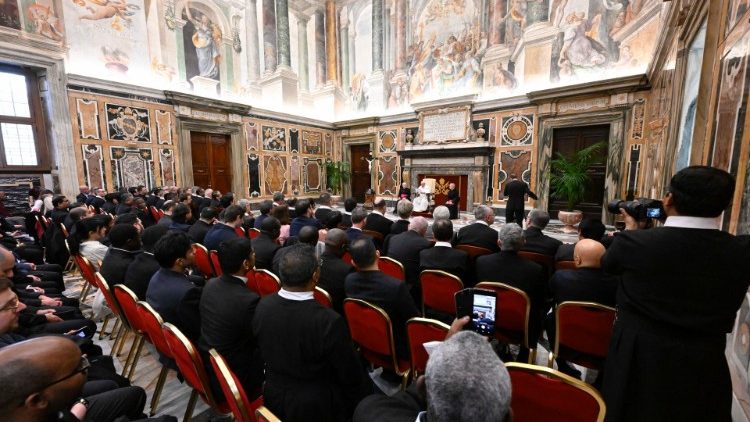 Udienza di Papa Francesco ai membri della Pontificia Accademia Alfonsiana