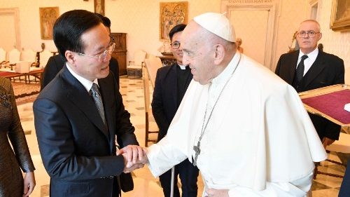 Papa recebe presidente vietnamita: conclusão de Acordo entre Santa Sé e Vietnã