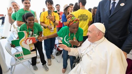 Papst beim WJT in Lissabon: Zwei Schwerpunkte