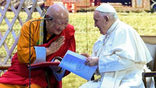 Wortlaut: Papst an Vertreter der Religionen in der Mongolei